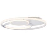 Brilliant Runda Luce da soffitto Metallo Silicone Bianca 45W 5200lm - 830-865 CCT | 500mm - Telecomando Dimmerabile