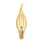 Ledvance Vintage 1906 LED E14 Candela Oro 2.5W 220lm - 824 Bianco Molto Caldo | Sostitua 22W