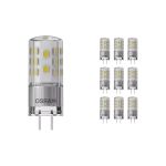 Confezione Multipack 10x Osram Parathom LED Pin GY6.35 3.8W 470lm - 827 Bianco Molto Caldo | Dimmerabile - Sostitutiva 40W