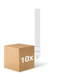 Confezione Multipack 10x Noxion Lucent PL-S LED 6W - 827 Bianco Molto Caldo | 2-Pin - Sostitutiva 11W