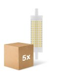 Confezione Multipack 5x Ledvance LED Line R7s 118mm  18.5W 2452lm - 827 Bianco Molto Caldo | Sostitutiva 150W