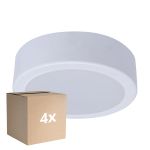 Confezione Multipack 4x Philips Downlight LED  DN065C Metallo  12W 1200lm 110D - 830 Luce Calda -  | 175mm - Ritaglio 150mm - IP20