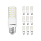 Confezione Multipack 10x Osram Special T Slim LED E27 Chiara 7.3W 806lm - 827 Bianco Molto Caldo | Dimmerabile - Sostitutiva 60W 