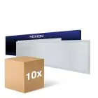 Confezione Multipack 10x Noxion Pannello A LED Ecowhite V4.0 28W 3360lm CCT  |  300X1200 UGR