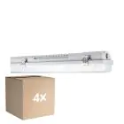 Confezione Multipack 4x Ledvance LED Stagna Alloggio MT Gen 3 IP65 | Adatto per 2x150cm Tubo LED